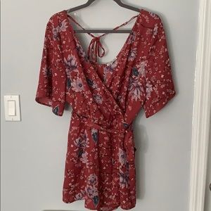 Floral Kimono Romper